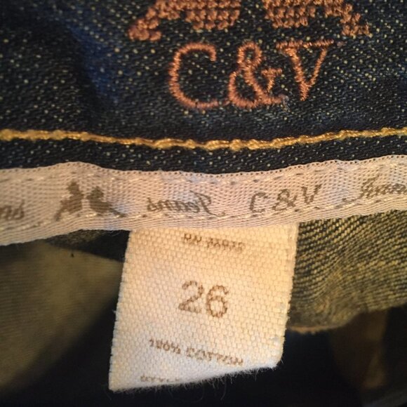 C & V denim mighty mini skirt! Size 26 - Picture 5 of 6